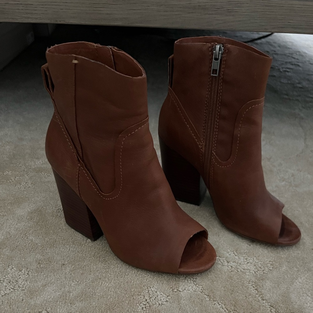 Steve Madden Open Toe Booties. - image 2